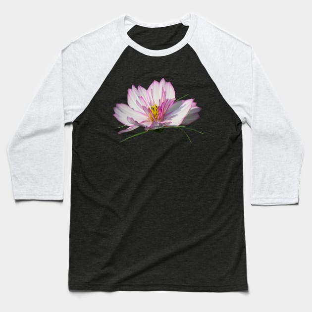 unique pink flower, blooms, flowers, petal Baseball T-Shirt by rh_naturestyles